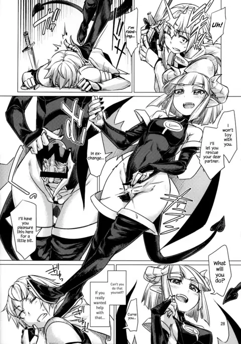 Succubus Molesting a Knight with Her Cock