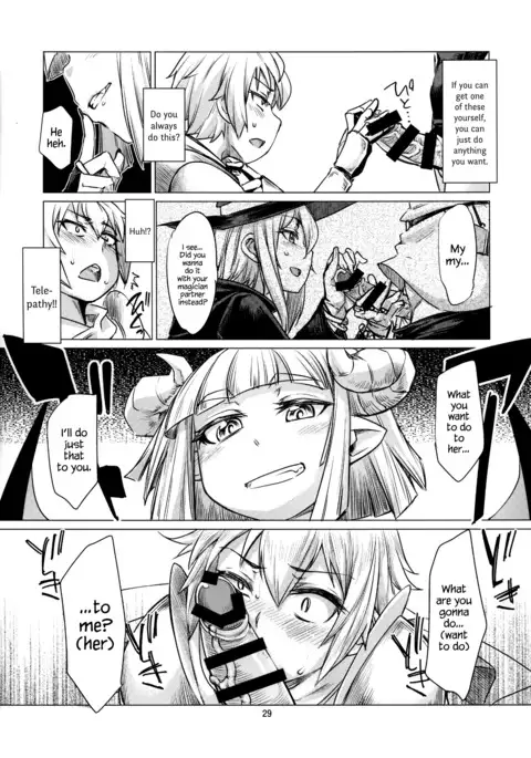 Succubus Molesting a Knight with Her Cock